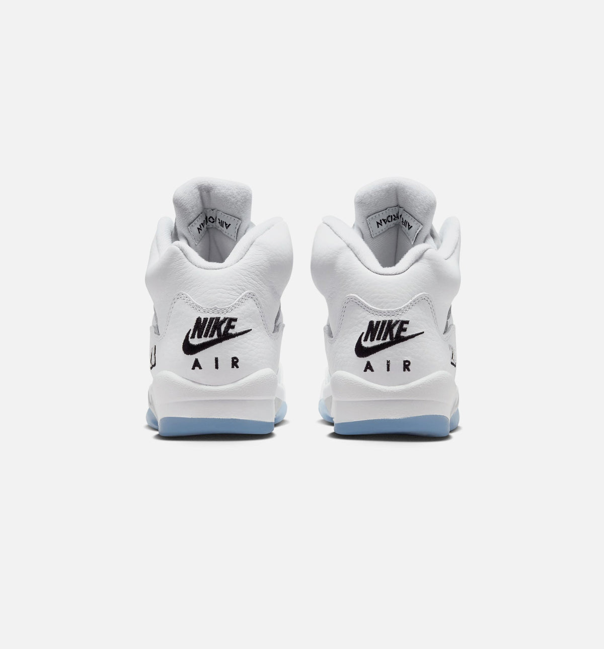 Air Jordan 5 Retro OG White Metallic Grade School Lifestyle Shoes | White / Black / Metallic Silver