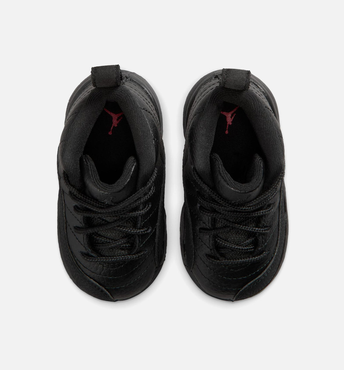 Air Jordan 12 Retro Bloodline Infant Toddler Lifestyle Shoes | Black / Varsity Red