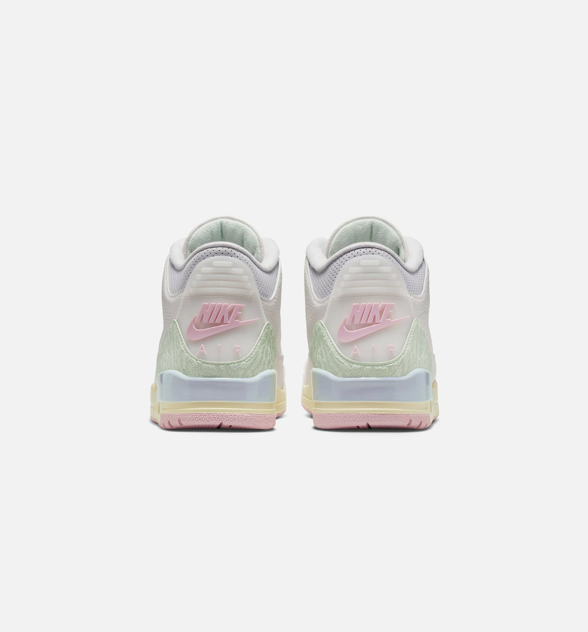 Air Jordan 3 Retro Men's Lifestyle Shoes | Sail / Jade Aura / Iced Carmine