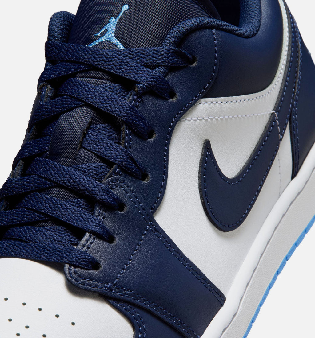 Air Jordan 1 Low Men's Lifestyle Shoes | Midnight Navy / University Blue / White