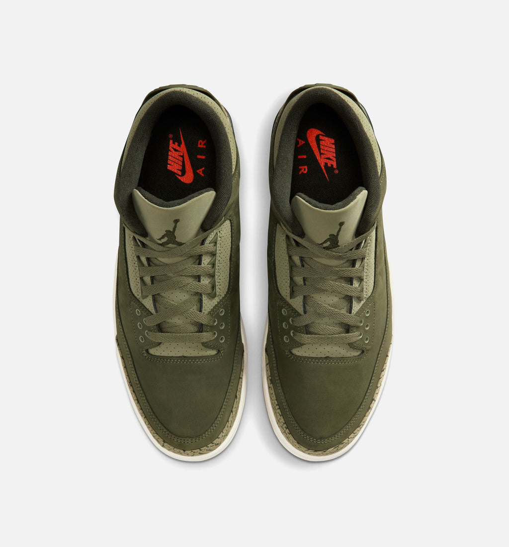 Air Jordan 3 Retro Men's Lifestyle Shoes | Medium Olive
