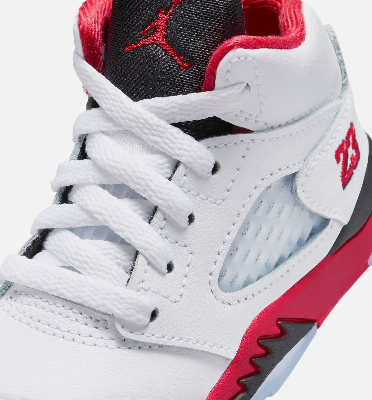 Air Jordan 5 Retro Fire Red Infant Toddler Lifestyle Shoes | Fire Red / White