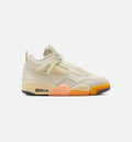 Air Jordan 4 Retro 'Birds of Paradise' Women's Lifestyle Shoes | Coconut Milk / Metallic Gold / Muslin / Bright Mango / Sundial / Black