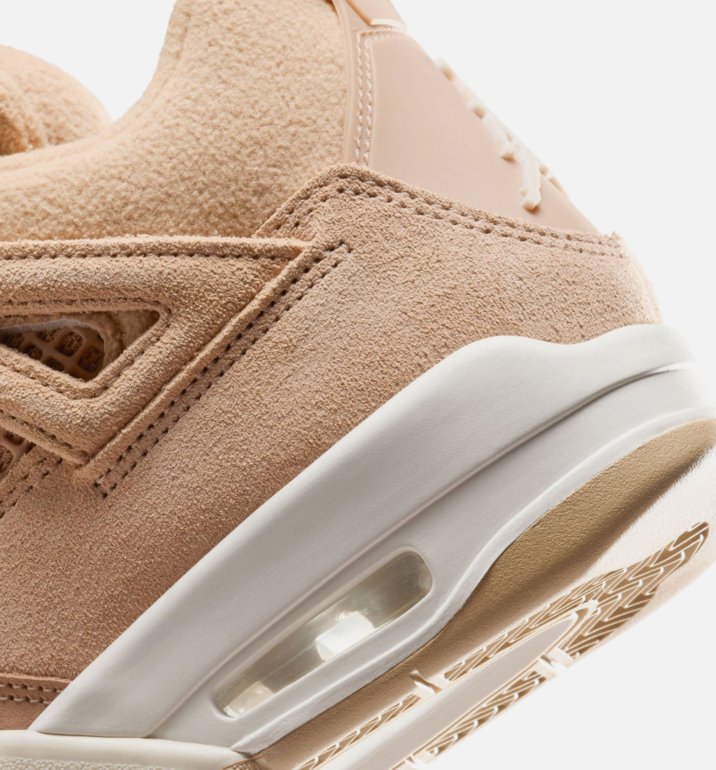 Air Jordan 4 Retro 'Cozy Girl' Women's Lifestyle Shoes | Hemp / Light Orewood Brown