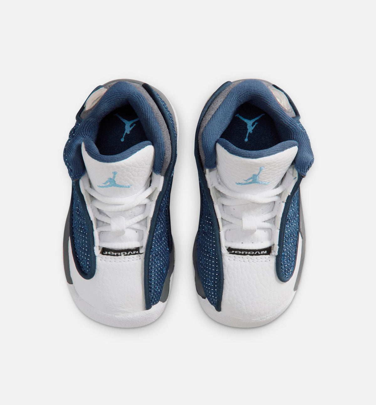 Air Jordan 13 Retro Navy and Flint Grey Infant Toddler Lifestyle Shoes | Navy / University Blue / Flint Grey / White