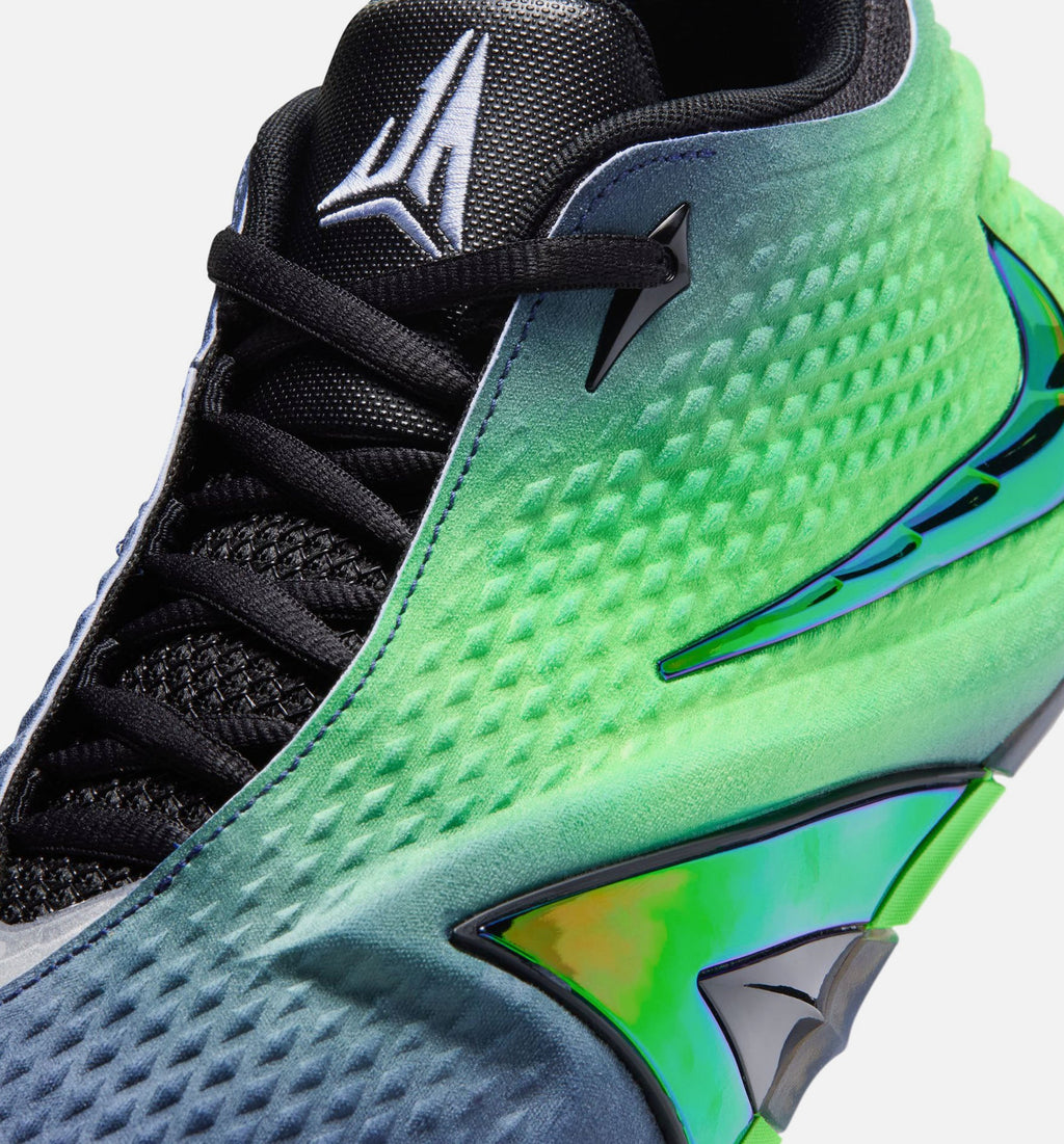 Ja 4 Nightmare Men's Lifestyle Shoes | Obsidian / Black / Voltage Green / Metallic Silver